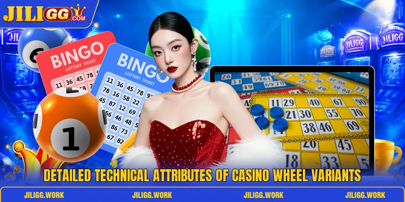 Detailed technical attributes of casino wheel variants Detailed technical attributes of casino wheel variants