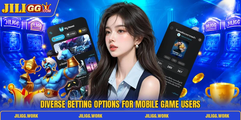Diverse betting options for mobile game users Diverse betting options for mobile game users