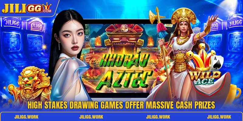 High stakes drawing games offer massive cash prizes High stakes drawing games offer massive cash prizes