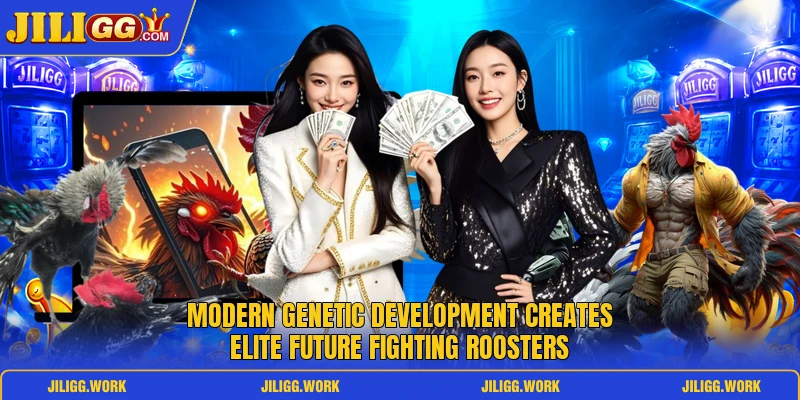 Modern genetic development creates elite future fighting roosters Modern genetic development creates elite future fighting roosters