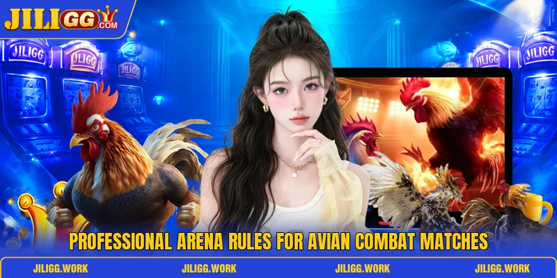 Professional arena rules for avian combat matches