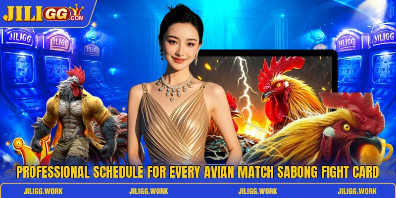 Professional schedule for every avian match Sabong fight card