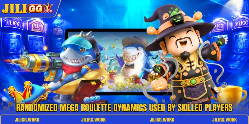 Randomized Mega Roulette dynamics used by skilled players